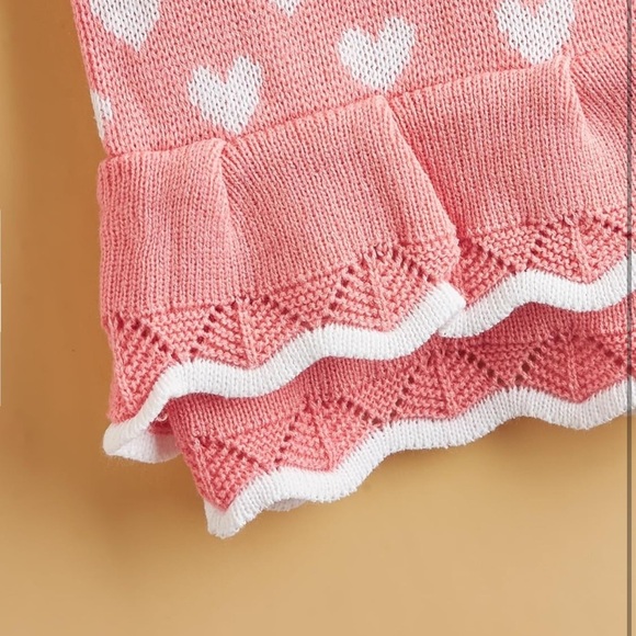 Heart  valentine
Print Dog Sweater Double-Layer Trim Dress Warm Soft Winter Dog - Picture 4 of 7